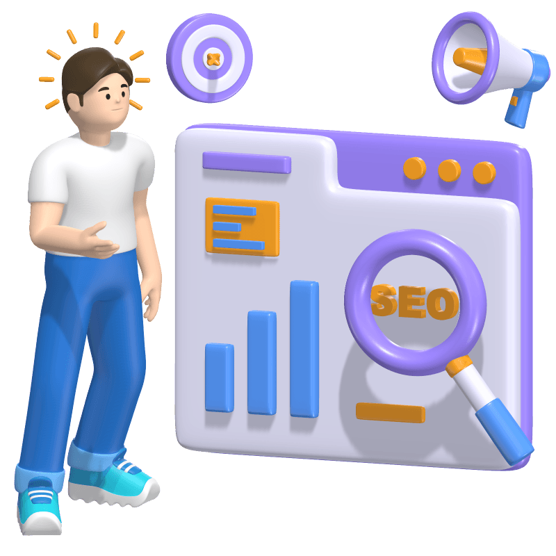 SEO analysis illustration